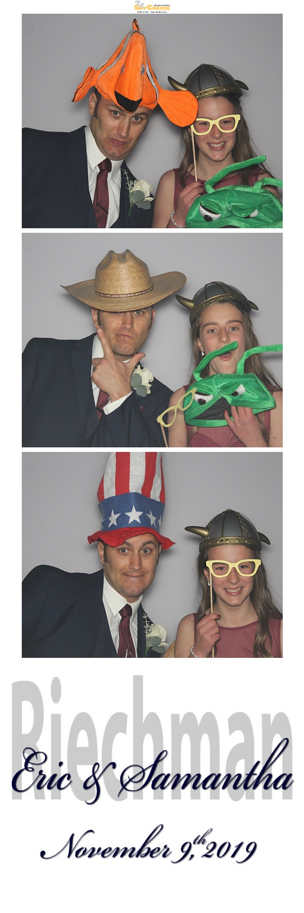 Huster / Riechman Wedding  | View more photos from the event at gallery.saycheesephotobooth.com/u/SayCheesePhotoBooth/Huster-Riechman-Wedding